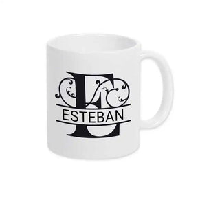 Keramik Tasse mit Namen | Motiv 1 | Esteban - Druckerino