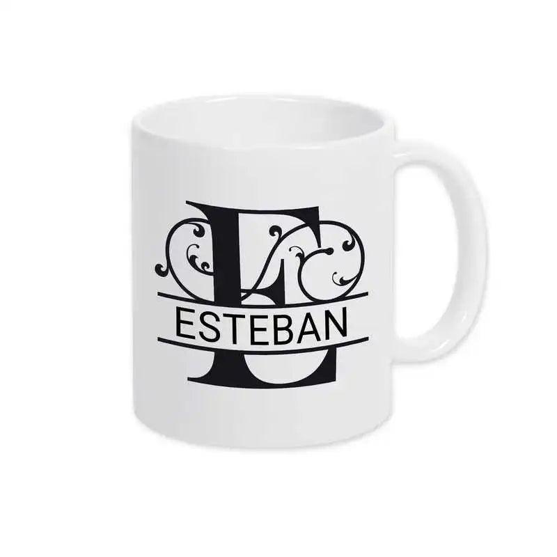 Keramik Tasse mit Namen | Motiv 1 | Esteban - Druckerino