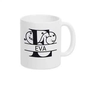 Keramik Tasse mit Namen | Motiv 1 | Eva - Druckerino
