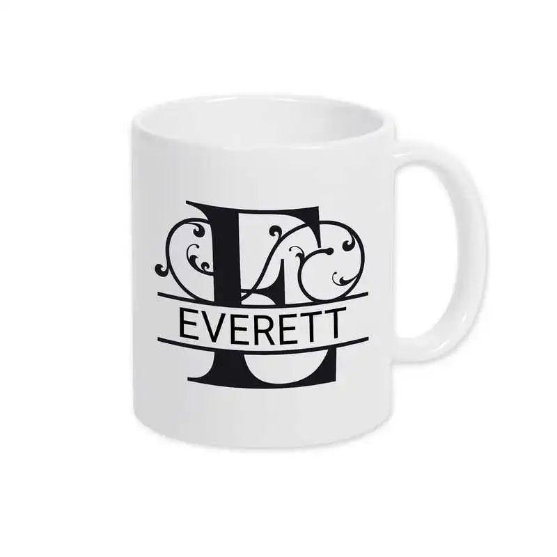 Keramik Tasse mit Namen | Motiv 1 | Everett - Druckerino