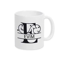 Keramik Tasse mit Namen | Motiv 1 | Evim - Druckerino