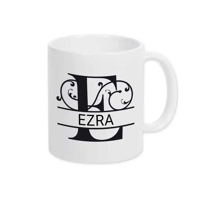 Keramik Tasse mit Namen | Motiv 1 | Ezra - Druckerino