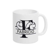Keramik Tasse mit Namen | Motiv 1 | Fabricio - Druckerino