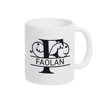 Keramik Tasse mit Namen | Motiv 1 | Faolan - Druckerino