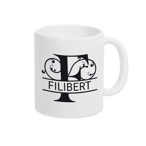 Keramik Tasse mit Namen | Motiv 1 | Filibert - Druckerino