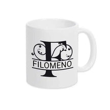 Keramik Tasse mit Namen | Motiv 1 | Filomeno - Druckerino