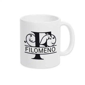 Keramik Tasse mit Namen | Motiv 1 | Filomeno - Druckerino