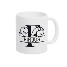Keramik Tasse mit Namen | Motiv 1 | Finjus - Druckerino