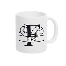 Keramik Tasse mit Namen | Motiv 1 | Fips - Druckerino