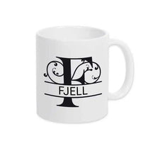 Keramik Tasse mit Namen | Motiv 1 | Fjell - Druckerino