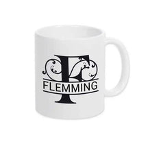 Keramik Tasse mit Namen | Motiv 1 | Flemming - Druckerino