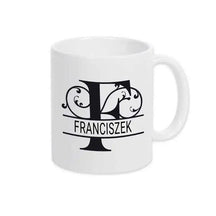 Keramik Tasse mit Namen | Motiv 1 | Franciszek - Druckerino