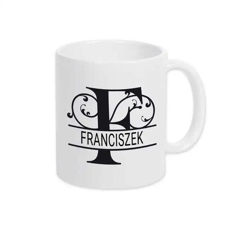 Keramik Tasse mit Namen | Motiv 1 | Franciszek - Druckerino