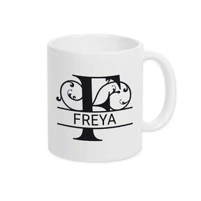 Keramik Tasse mit Namen | Motiv 1 | Freya - Druckerino