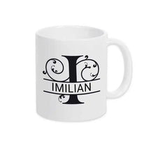 Keramik Tasse mit Namen | Motiv 1 | Imilian - Druckerino