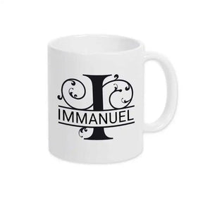 Keramik Tasse mit Namen | Motiv 1 | Immanuel - Druckerino