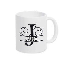 Keramik Tasse mit Namen | Motiv 1 | Jano - Druckerino