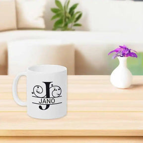 Keramik Tasse mit Namen | Motiv 1 | Jano - Druckerino
