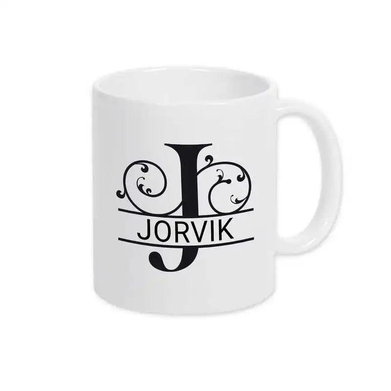 Keramik Tasse mit Namen | Motiv 1 | Jorvik - Druckerino
