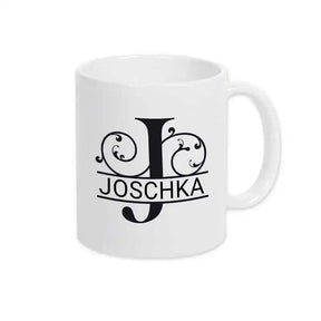 Keramik Tasse mit Namen | Motiv 1 | Joschka - Druckerino