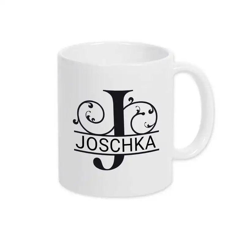 Keramik Tasse mit Namen | Motiv 1 | Joschka - Druckerino