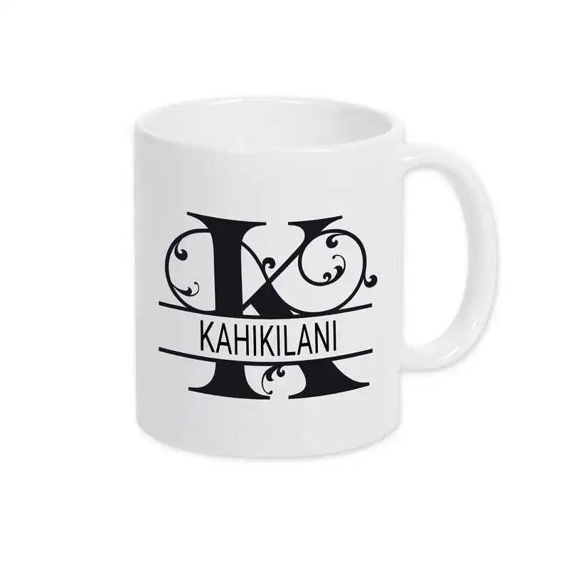 Keramik Tasse mit Namen | Motiv 1 | Kahikilani - Druckerino