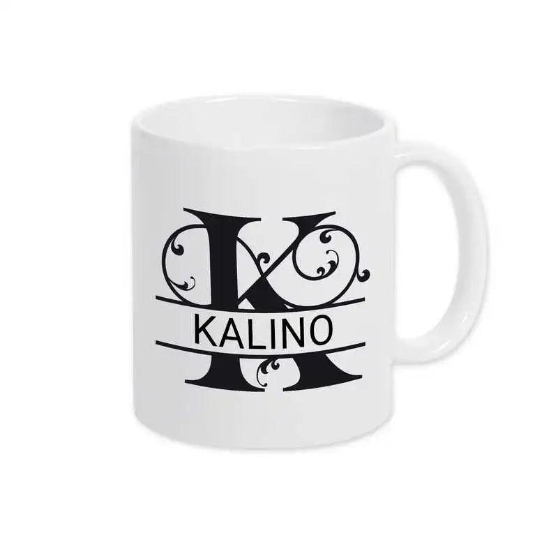 Keramik Tasse mit Namen | Motiv 1 | Kalino - Druckerino