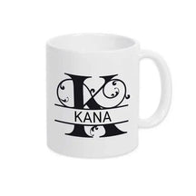 Keramik Tasse mit Namen | Motiv 1 | Kana - Druckerino