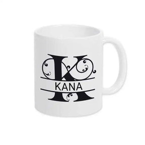 Keramik Tasse mit Namen | Motiv 1 | Kana - Druckerino
