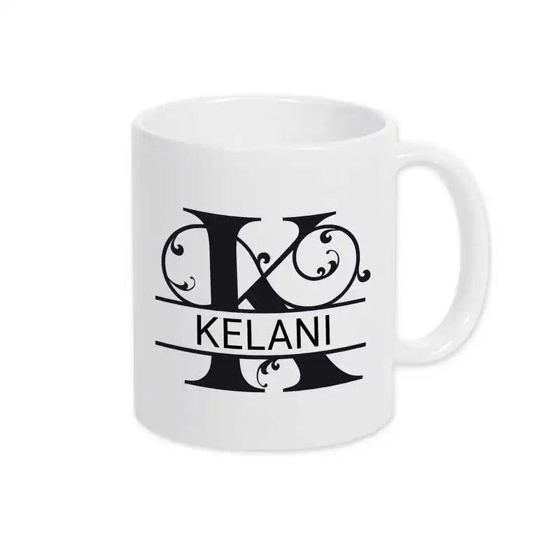 Keramik Tasse mit Namen | Motiv 1 | Kelani - Druckerino