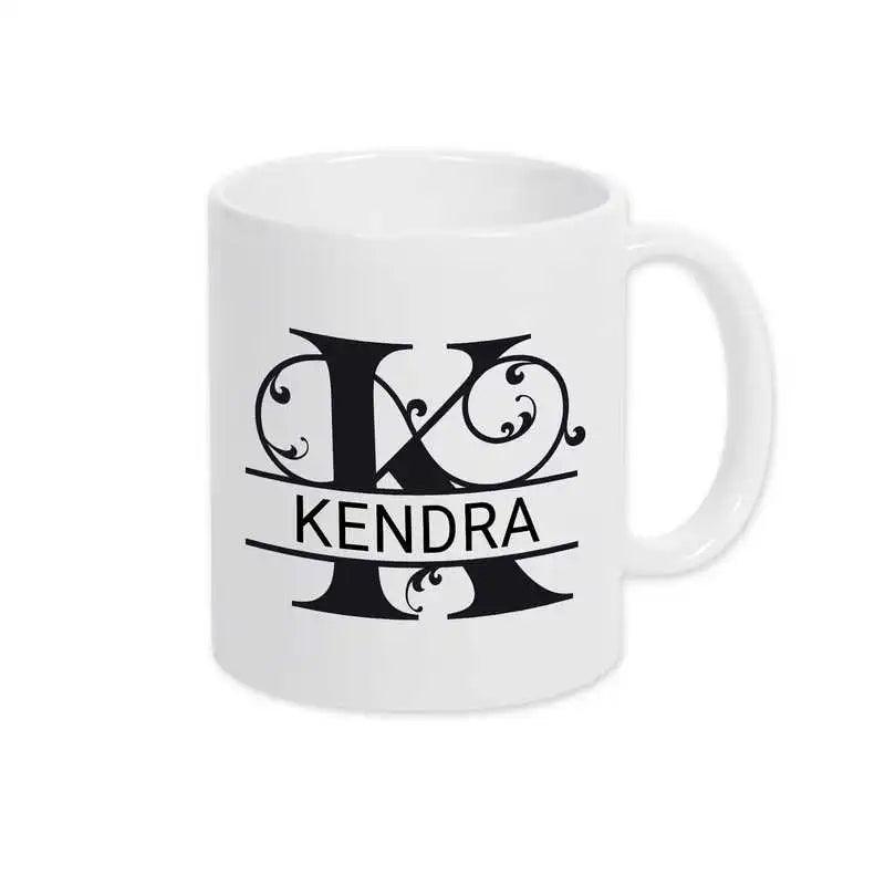Keramik Tasse mit Namen | Motiv 1 | Kendra - Druckerino