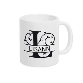 Keramik Tasse mit Namen | Motiv 1 | Lisann - Druckerino