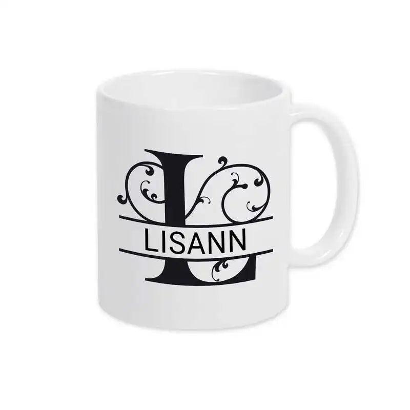 Keramik Tasse mit Namen | Motiv 1 | Lisann - Druckerino