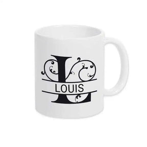 Keramik Tasse mit Namen | Motiv 1 | Louis - Druckerino