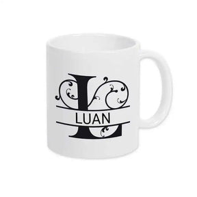 Keramik Tasse mit Namen | Motiv 1 | Luan - Druckerino