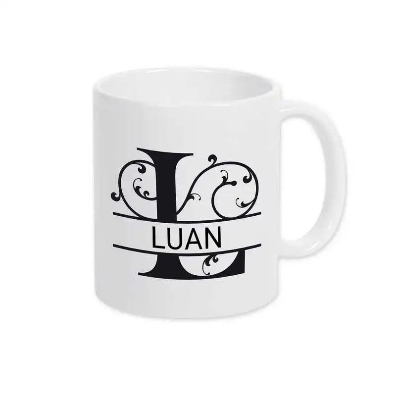 Keramik Tasse mit Namen | Motiv 1 | Luan - Druckerino