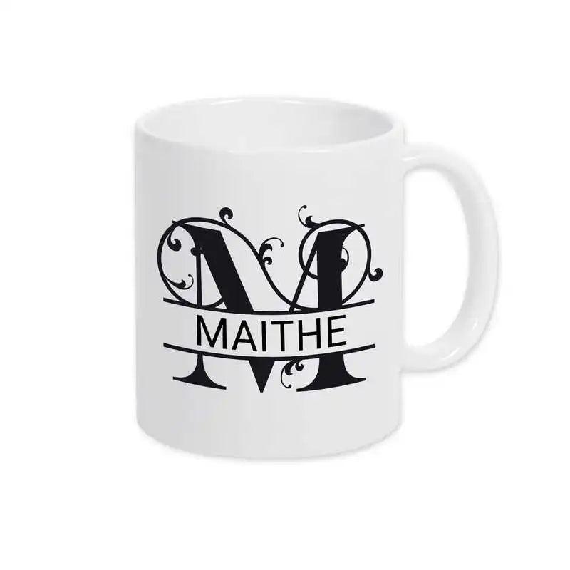 Keramik Tasse mit Namen | Motiv 1 | Maithe - Druckerino