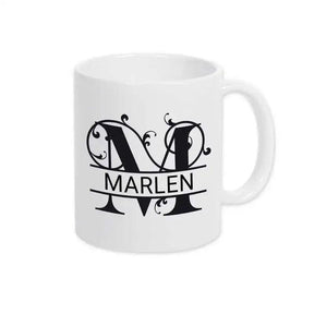 Keramik Tasse mit Namen | Motiv 1 | Marlen - Druckerino