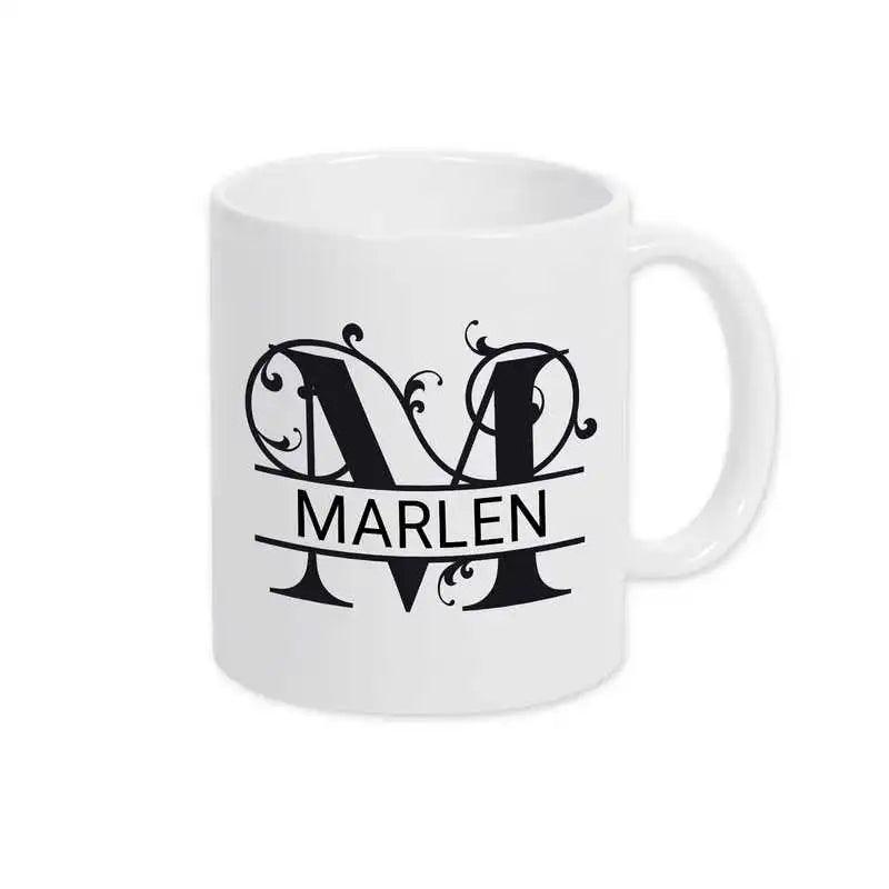 Keramik Tasse mit Namen | Motiv 1 | Marlen - Druckerino