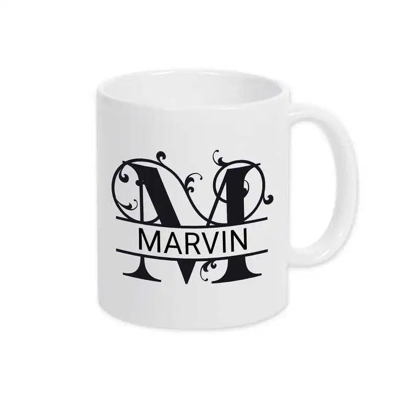Keramik Tasse mit Namen | Motiv 1 | Marvin - Druckerino