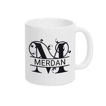 Keramik Tasse mit Namen | Motiv 1 | Merdan - Druckerino