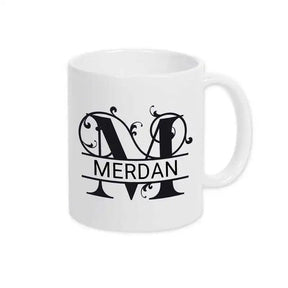 Keramik Tasse mit Namen | Motiv 1 | Merdan - Druckerino