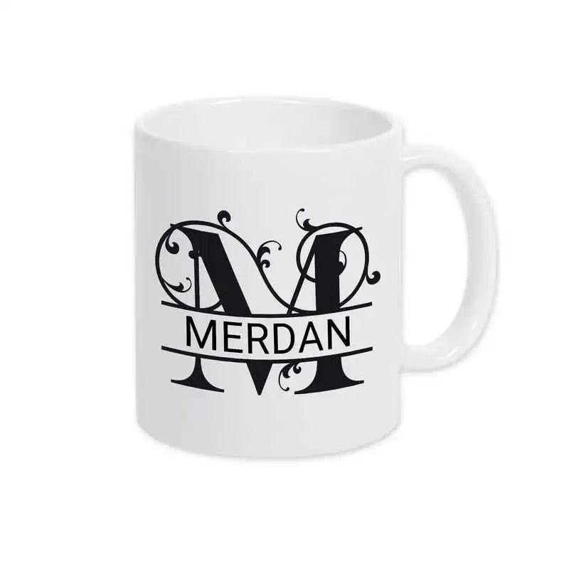 Keramik Tasse mit Namen | Motiv 1 | Merdan - Druckerino