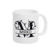 Keramik Tasse mit Namen | Motiv 1 | Mirko - Druckerino