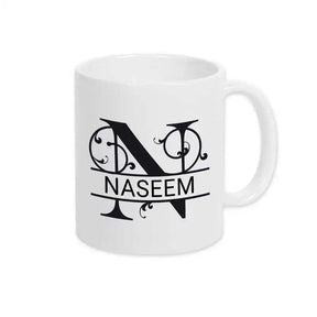 Keramik Tasse mit Namen | Motiv 1 | Naseem - Druckerino