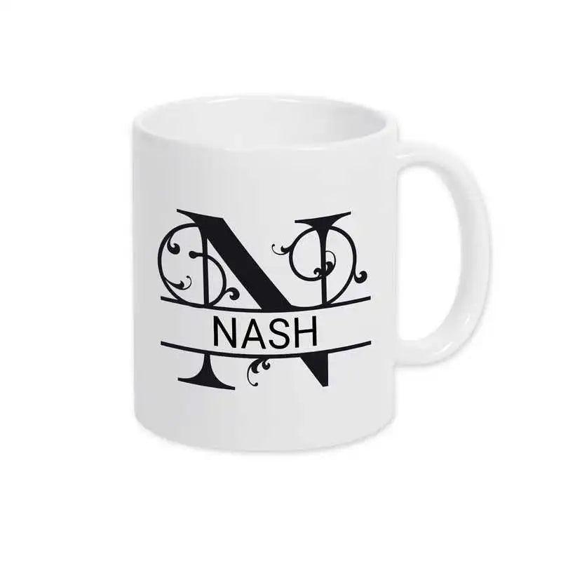 Keramik Tasse mit Namen | Motiv 1 | Nash - Druckerino