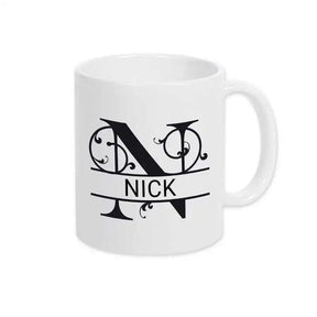 Keramik Tasse mit Namen | Motiv 1 | Nick - Druckerino