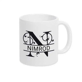 Keramik Tasse mit Namen | Motiv 1 | Nimrod - Druckerino