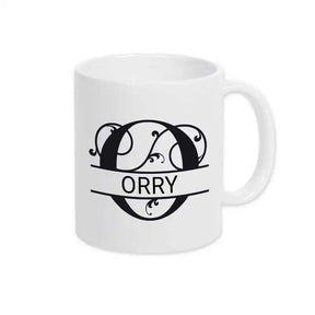 Keramik Tasse mit Namen | Motiv 1 | Orry - Druckerino