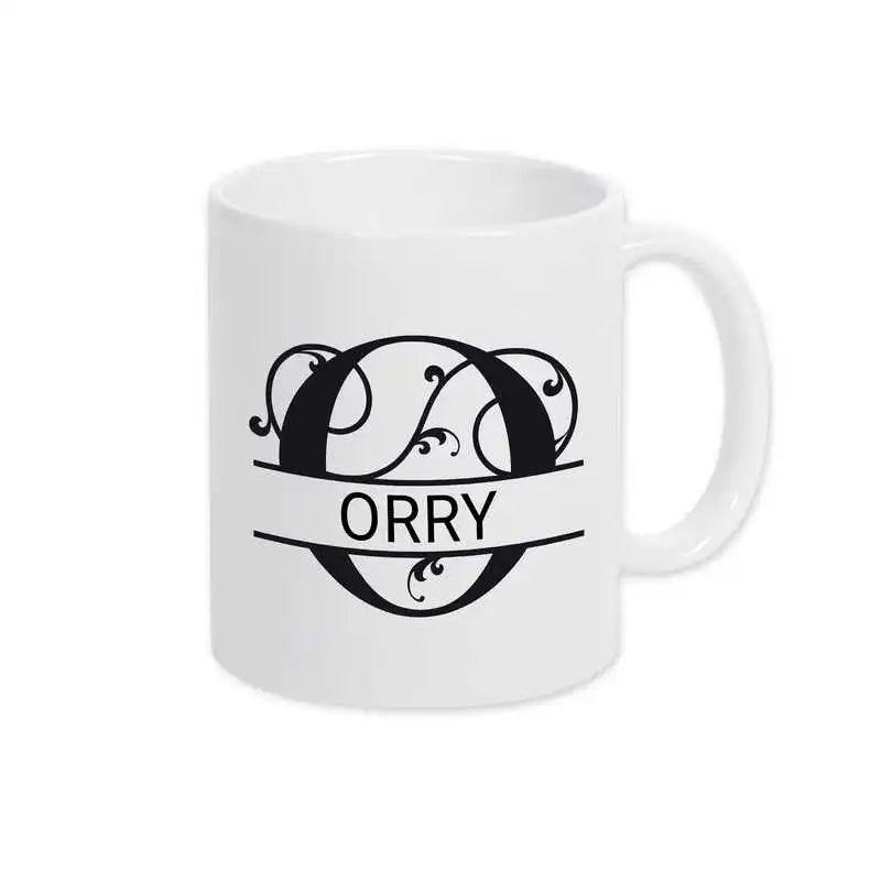 Keramik Tasse mit Namen | Motiv 1 | Orry - Druckerino